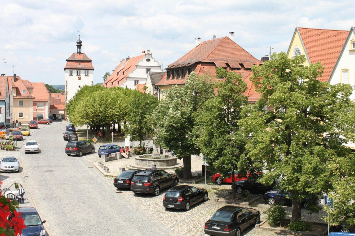 Hotel Gasthof Zum Storch Schlüsselfeld Exterior foto